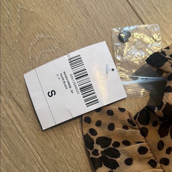 Leopard Print Sleeveless Kids Dress - Picture 3 of 3